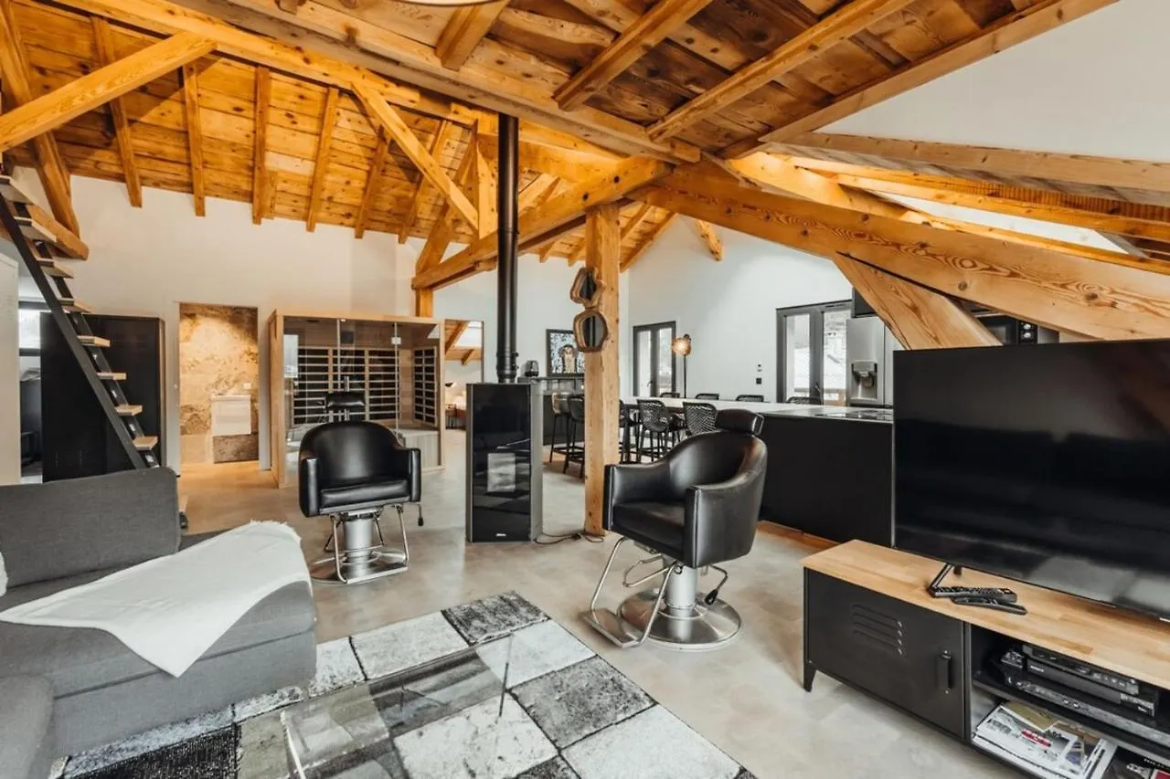 Apartment Luxurious 3-Bedroom Flat With Sauna And Garage Chamonix
